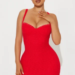 FN red dress bodycon