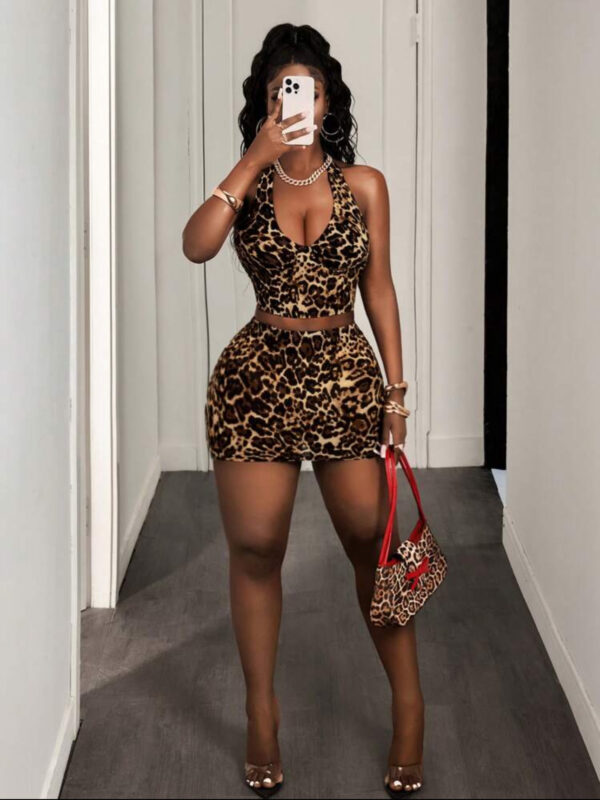 Animal print skirt set - Image 3